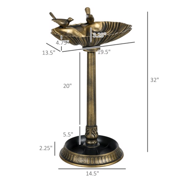 Bird Bath /Bird Feeder Bowl  ( Amazon Shipping)（Prohibited by WalMart）