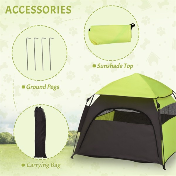 Pop Up Dog Tent / Pet Camping Tent ( Amazon Shipping)（Prohibited by WalMart）