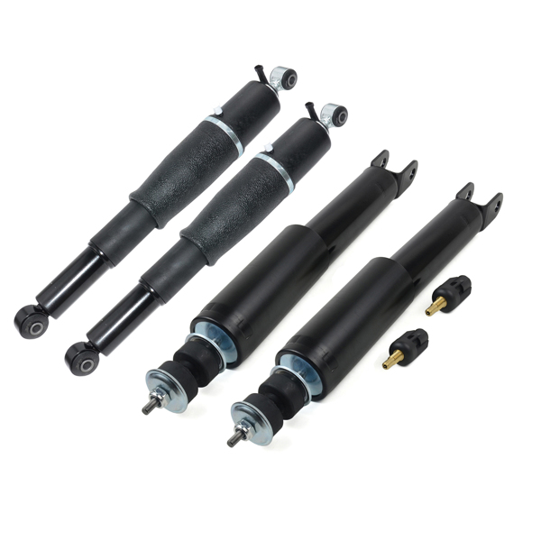 Air Suspension Struts & Shocks Front & Rear Set of 4 For Chevy Avalanche 1500 Suburban 1500 Tahoe Cadillac Escalade GMC Yukon 2000-2006 22187155 19300046