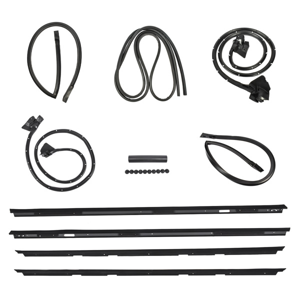 9Pcs Trunk Seal Weatherstripping Kit 128555 for Chevrolet Monte Carlo 1983-1988