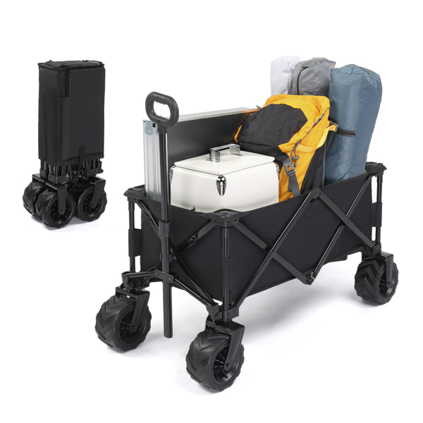  42*22*36inch Black  Garden Folding Cart