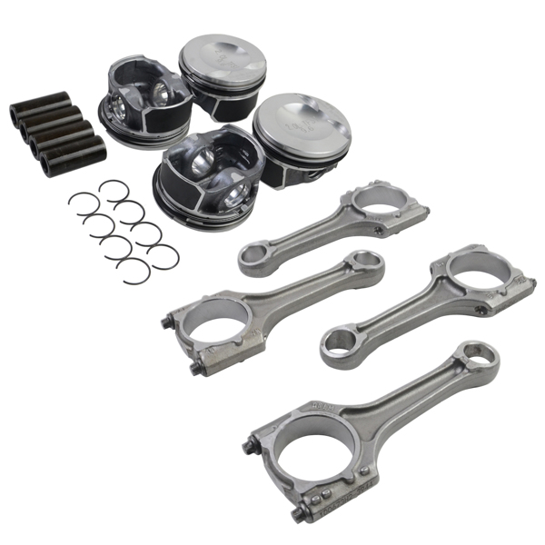 Pistons Connecting Rods 23mm Set For 2.0 TFSI Audi VW A4 Q5 Jetta GTI CAE CCTA 06H198401A 06J198401D