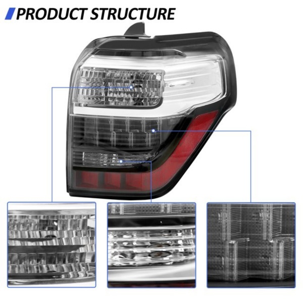 Right Side Tail Light Assembly Compatible with 2014-2022 Toyota 4Runner Replace