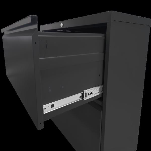 5 Drawer Metal Vertical File Cabinet with Lock Office Home Steel Vertical File Cabinet for A4 Legal/Letter Size