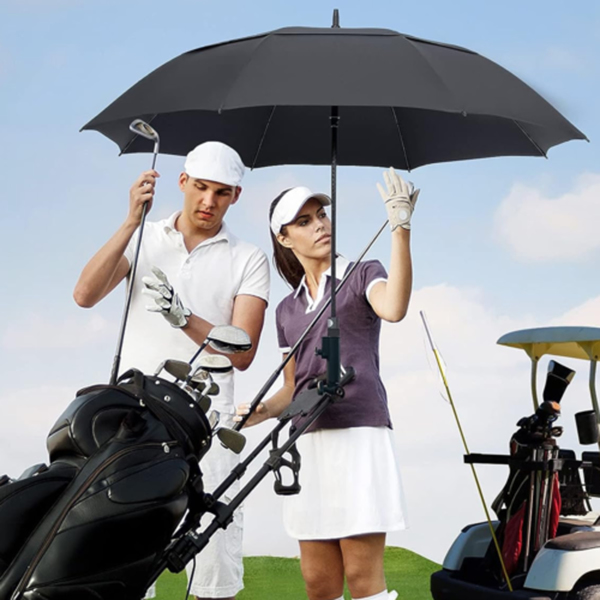 Extra Large Golf Umbrella Automatic Open Windproof Waterproof Dual Canopy Storm