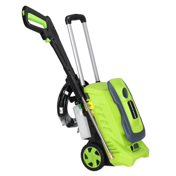 110V,1300PSI 201A 110V,1300PSI,1800W high pressure cleaning machine green