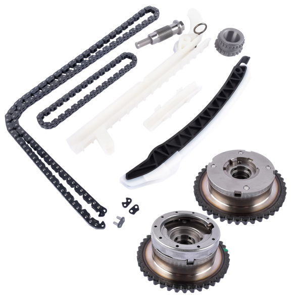 Timing Chain Kit Pair VVT Gears for Mercedes CLA250 E250 GLK200 C300 M270 M274