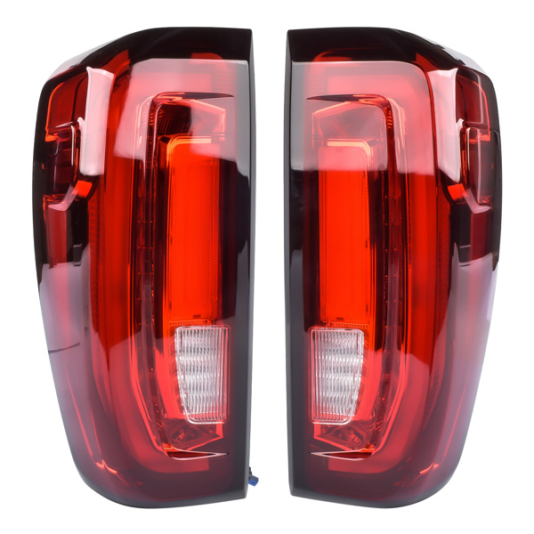 2PCS Left&Right LH + RH LED Tail Light For GMC Sierra 1500 2500 3500 HD Rear Brake Stop Lamp W/Bulbs 2019-2022 2800310 84760017 2801310 84760018