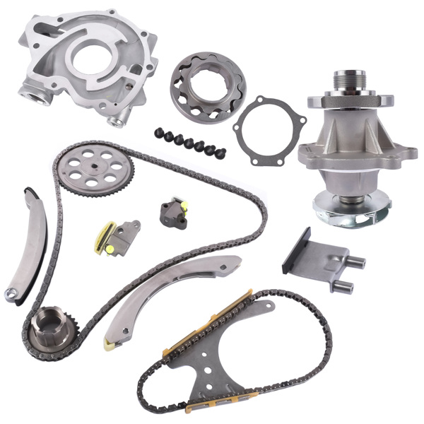 Timing Chain Kit + Water Pump + Oil Pump For Chevy Colorado GMC Canyon Hummer H3 Isuzu i-290 i-370 2.9L 3.7L