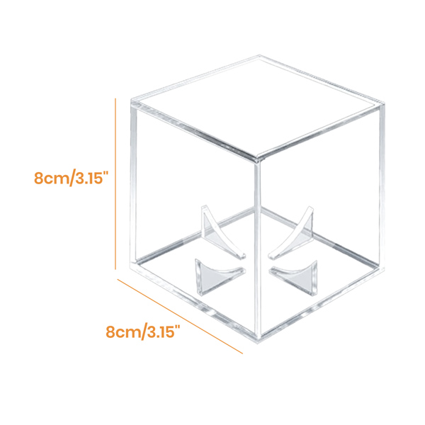 Tennis Ball Display Case Baseball Storage Box Clear Organizer Box Acrylic