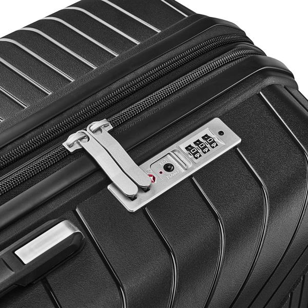 Luggage Sets 4 Piece(14/20/24/28), Expandable Lightweight Suitcase with 4 Double 360 Degrees Mute Spinner Wheels PP Materials Durable TSA Lock Travel Luggage