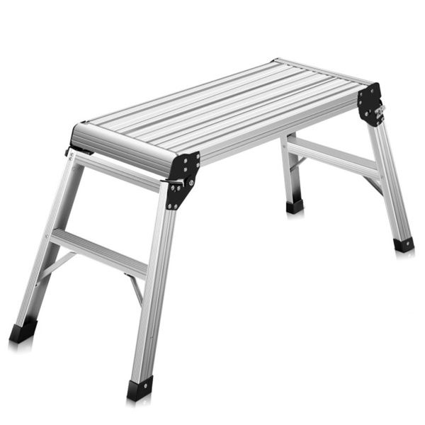 Folding step stool with anti slip pad