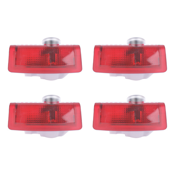 Set of 4 Car Logo Door Light Welcome Light For Mercedes-Benz W176 W205 W166 W212