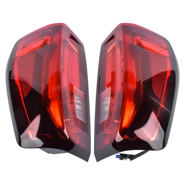 2PCS Left&Right LH + RH LED Tail Light For GMC Sierra 1500 2500 3500 HD Rear Brake Stop Lamp W/Bulbs 2019-2022 2800310 84760017 2801310 84760018