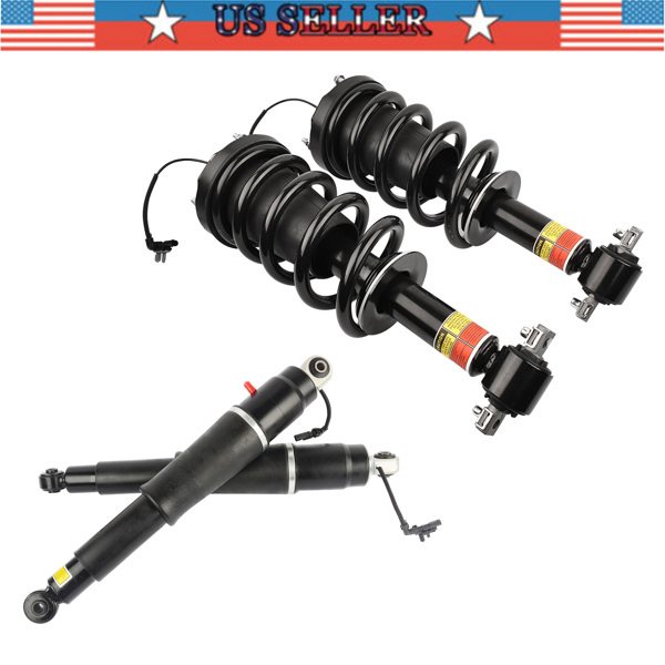 2 Front Strut Assys + 2 Rear Shock Absorbers for Cadillac Escalade Chevrolet Suburban Tahoe GMC Yukon 2015-2020 84977478 23151122 23290660