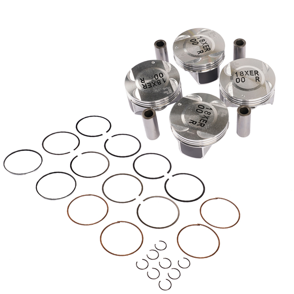 Set of 4 Engine Pistons Rings Kit 55567934 for Chevy Cruze 11-16 1.8L 2H0 F18D4