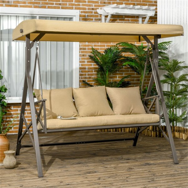 3-Seat Outdoor Porch Swing