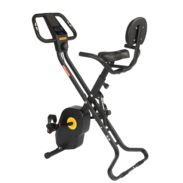 Home Folding Exercise Bike Black