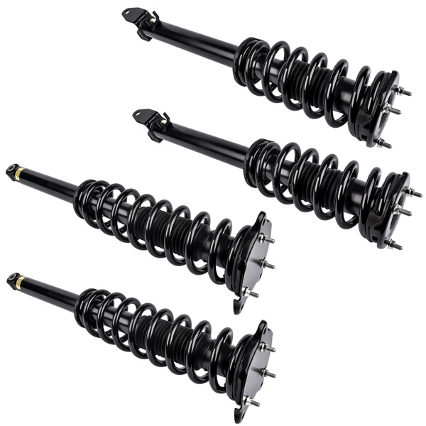 4x Shock Strut Coil Spring Assembly Front Rear for Tesla Model S 2011-2016 RWD 101561900A 101561900B 101562000A 101562000B