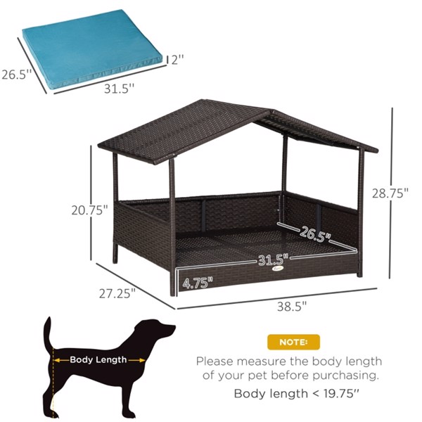 狗床/藤宠物沙发 / 狗帐篷（ Amazon Shipping）（WalMart禁售）-3