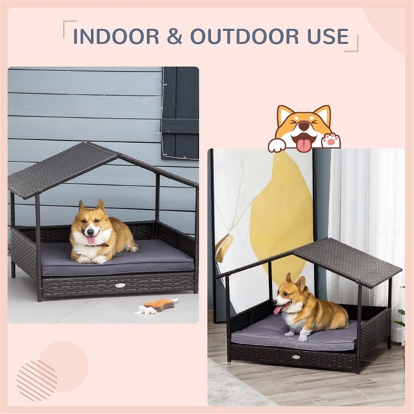 Dog Bed/ Dog House  /  Rattan Pet Sofa ( Amazon Shipping)（Prohibited by WalMart）