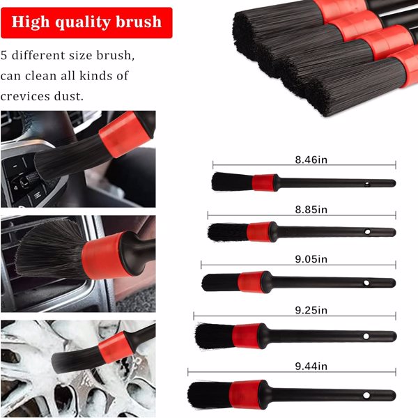 19Pcs Car Detailing Kit, Car Detailing Brush Set【Shipment from FBA】