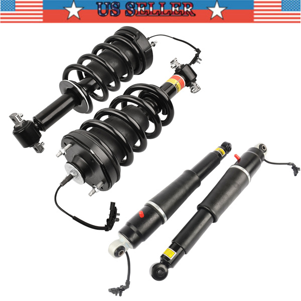 2 Front Strut Assys + 2 Rear Shock Absorbers for Cadillac Escalade Chevrolet Suburban Tahoe GMC Yukon 2015-2020 84977478 23151122 23290660