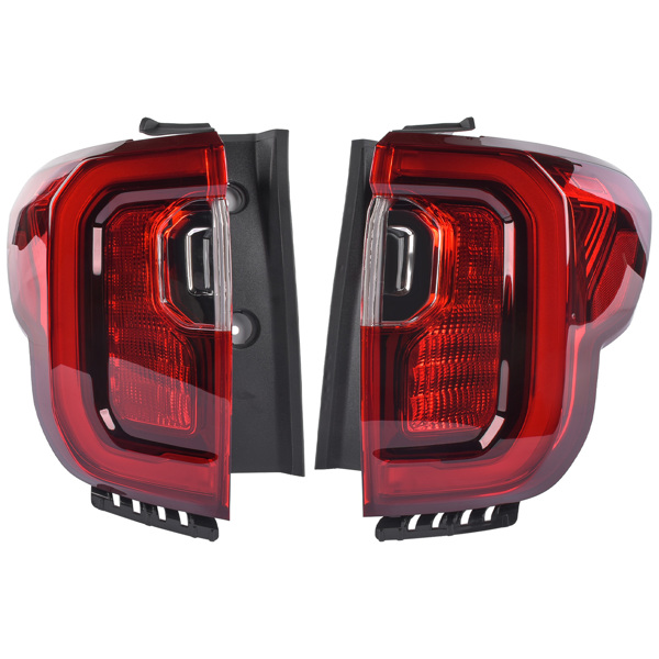 Pair Rear Left Driver + Right Passenger Side Tail Lamp Brake Light Assembly LED For GMC Acadia Denali SL SLE SLT 2020-2022 84746543 84817347