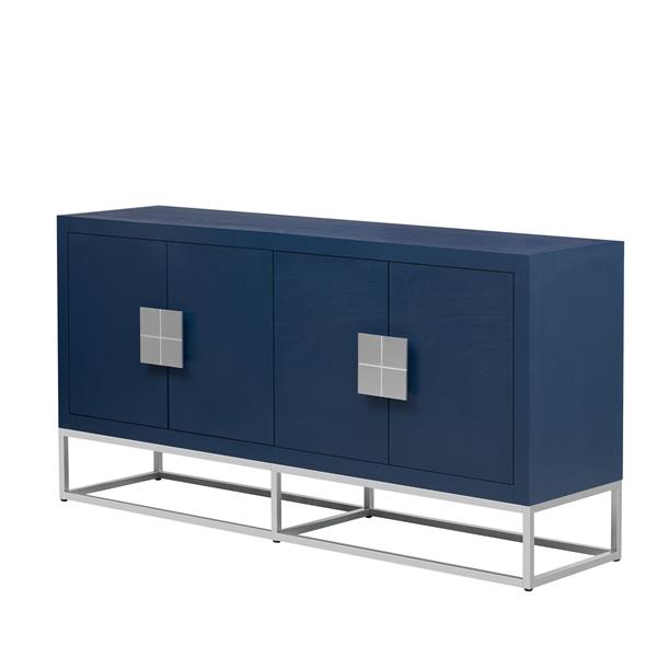 Light Luxury Designed Cabinet with Unique Support Legs and Adjustable Shelves, Suitable for Living Rooms, Corridors, and Study Rooms.