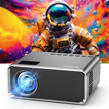 Projector with WiFi and Bluetooth, Upgraded 5G Portable Projectors 4K Supported Native 1080P 12000L, Outdoor LED Movie Projector, Compatible w/iOS Android Phone/TV Stick/Laptop（FBA仓发货，禁售亚马逊）