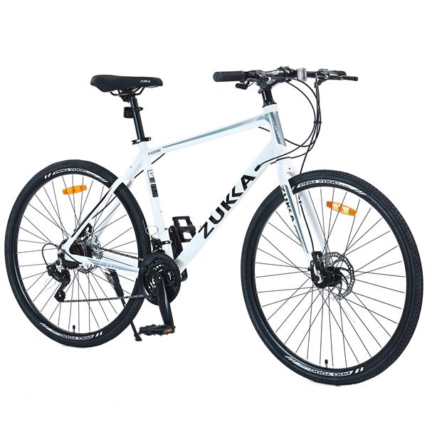 21 Speed Hybrid bike Disc Brake 700C Road Bike For men women's City Bicycle