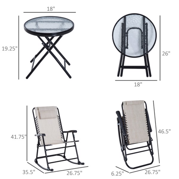 Garden chair  / Rocking Chair ( Amazon Shipping)（Prohibited by WalMart）