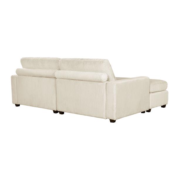 90'' Square Arm Sofa with Removable Back  Cushions and 2 pillows, Couch for Living Room, Office, Apartment