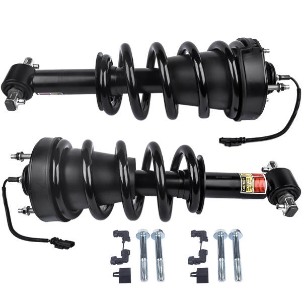 2× Front Shock Strut Coil Spring Assembly Magnetic Ride For Cadillac Escalade Chevy Tahoe GMC Yukon 2015-2020 84977478 84176631 23312167 23151123