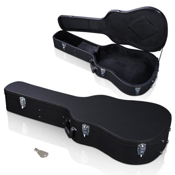 Guitar Hard Case for Acoustic Guitar  made of hard plywood wrapped in PU leather（No shipment on weekends）