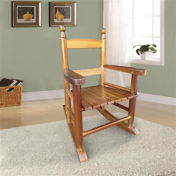 Children's  rocking oak chair- Indoor or Outdoor -Suitable for kids-Durable