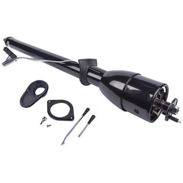 35" Manual Black Floor Shift Steering Column for 67-72 Chevy/ GMC C10 C20 Pickup