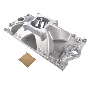 Vortec Single Plane Small Block High Rise Intake Manifold 52033 for Chevy 350