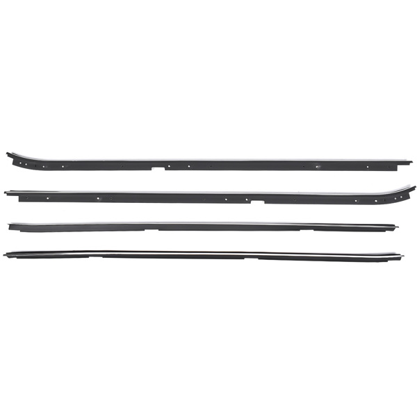 For 1981-1988 Buick Regal Olds Cutlass RWD 2 Door Weatherstripping Seal Kit w/ Narrow Chrome