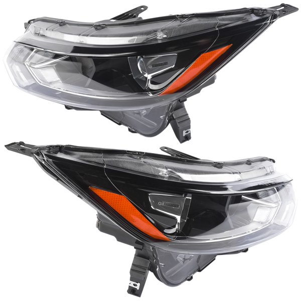 Right + Left Halogen Projector Headlight w/LED Fits Nissan Rogue Sport 2020-2022 260106MR0A 260606MR0A