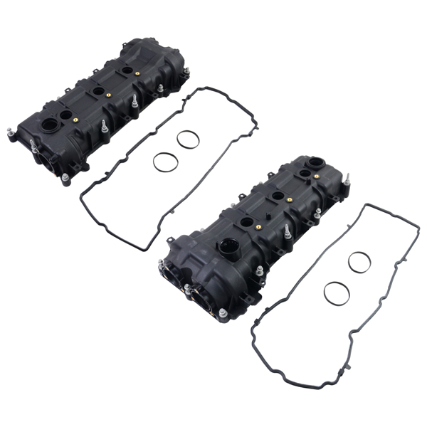 Pair Valve Covers w/ Gaskets For Dodge Ram Jeep Cherokee Chrysler 300 3.6L 11-19 5184069AN 5184068AN  