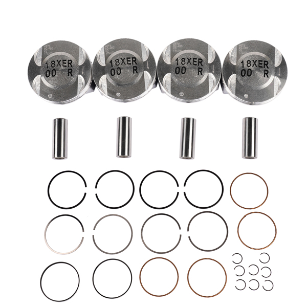 Set of 4 Engine Pistons Rings Kit 55567934 for Chevy Cruze 11-16 1.8L 2H0 F18D4