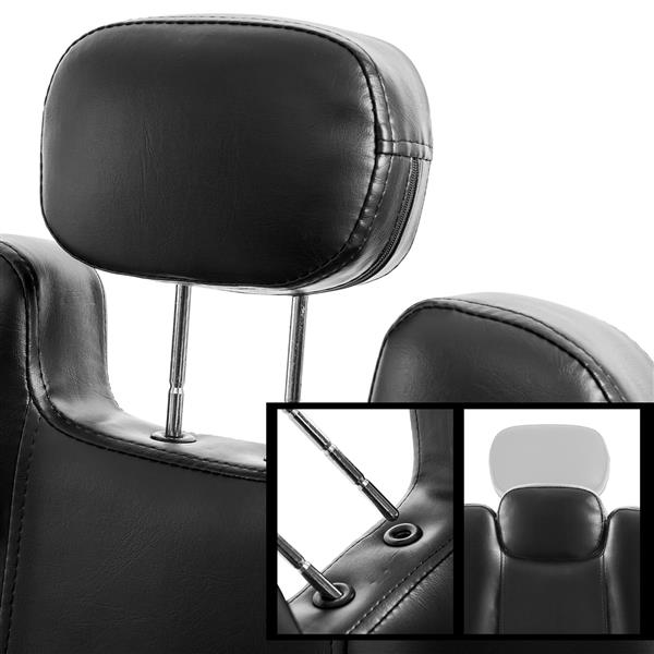 Deluxe Reclining Barber Chair with Heavy-Duty Pump for Beauty Salon Tatoo Spa Equipment