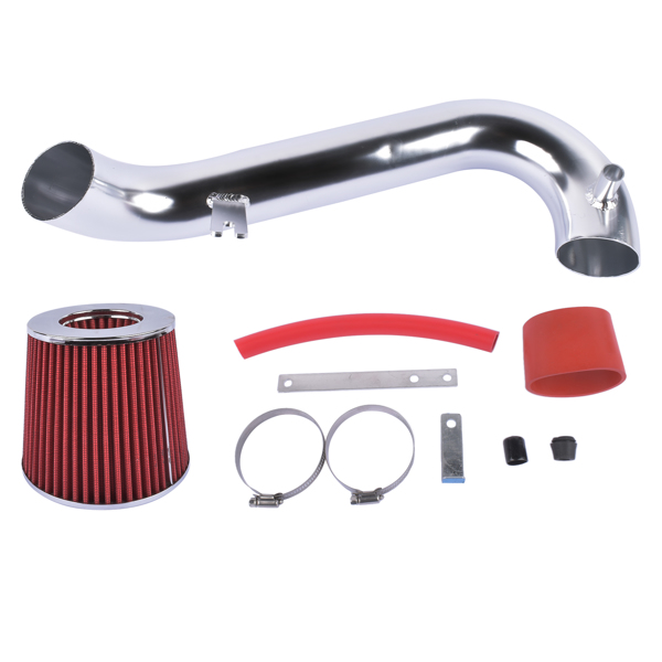 Short Ram Air Intake Kit+RED Filter Combo for Honda Civic 1.7 AT/MT (2001-2005)