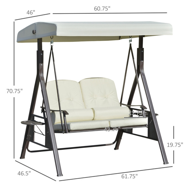 2-Seat Outdoor Porch Swing