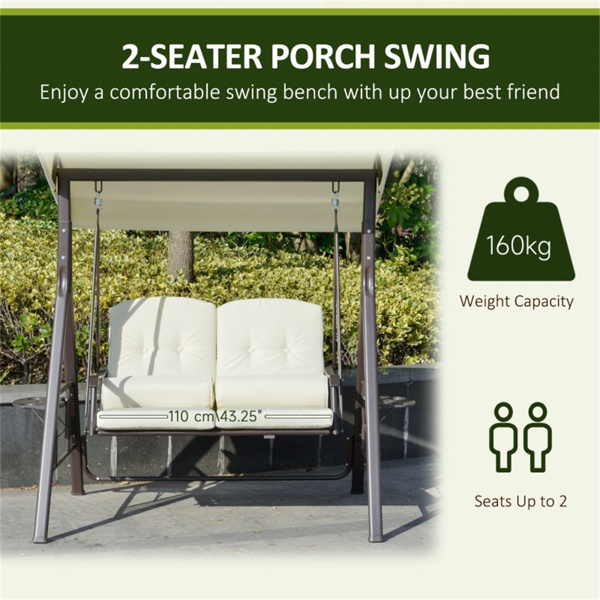 2-Seat Outdoor Porch Swing