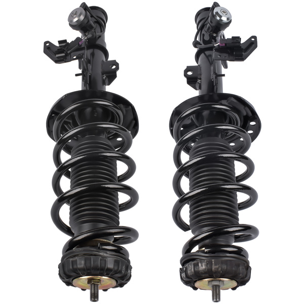 Pair Front Left & Right Shock Strut Coil Spring Assembly For Cadillac SRX 2010-2016 with Damper Control 22793799 22793800 20834663 20834664