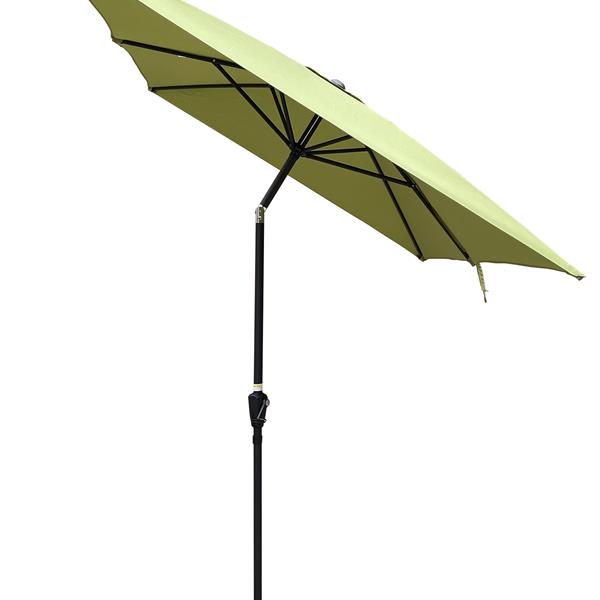 6 x 9ft  Patio Umbrella Outdoor  Waterproof Umbrella with Crank and Push Button Tilt without flap for Garden Backyard Pool  Swimming Pool Market