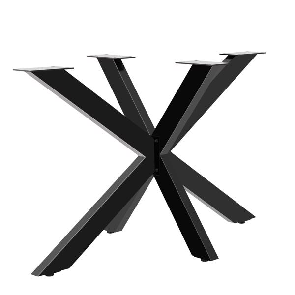 Metal Table Legs, Table Frame Spider, DIY Furniture leg for Dining Table, Desk, Conference Table, 1 leg 120x68cm, Height 71 cm