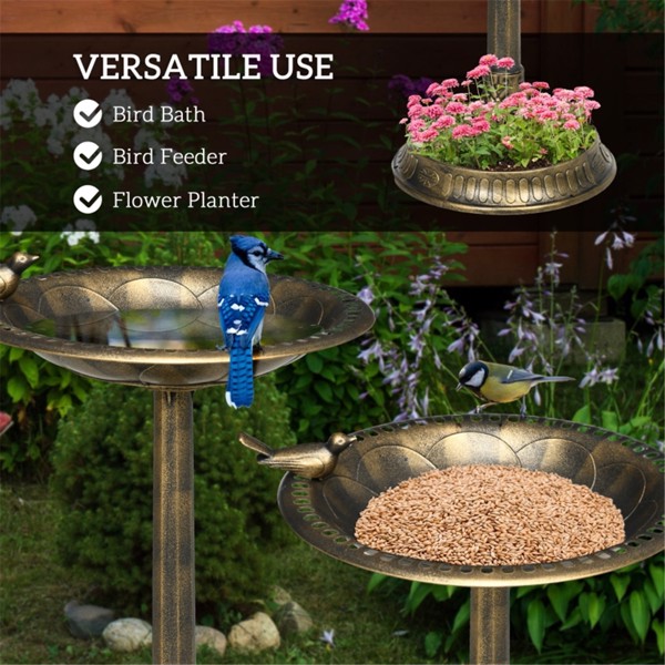 Bird Bath /Bird Feeder Bowl  ( Amazon Shipping)（Prohibited by WalMart）